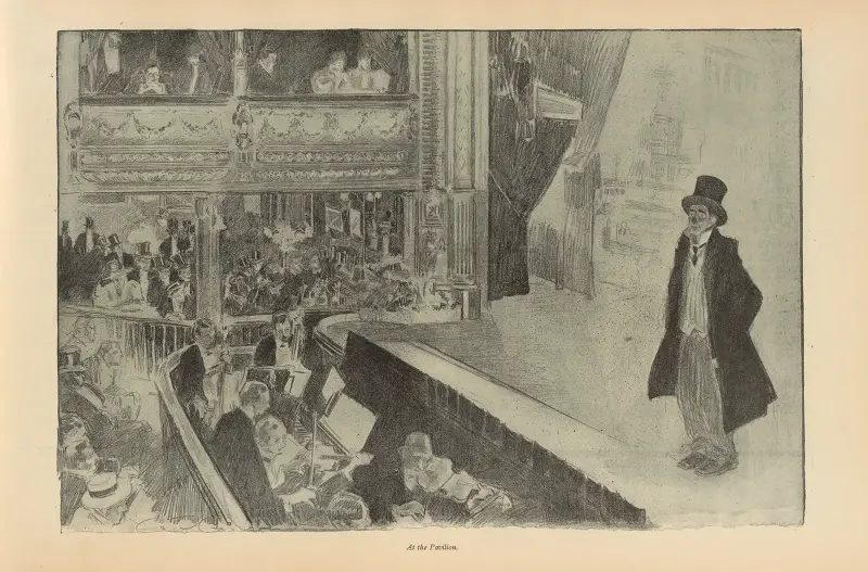 At the Pavilion av Charles Dana Gibson