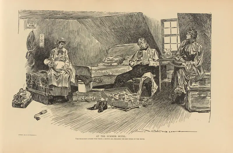 På sommarhotellet av Charles Dana Gibson