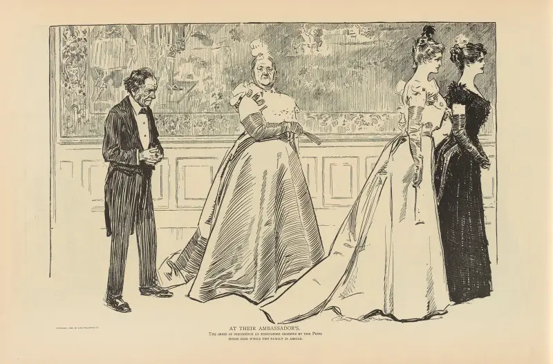 Hos deras ambassadör av Charles Dana Gibson