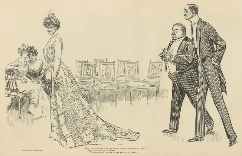 Both those Lords are after her av Charles Dana Gibson