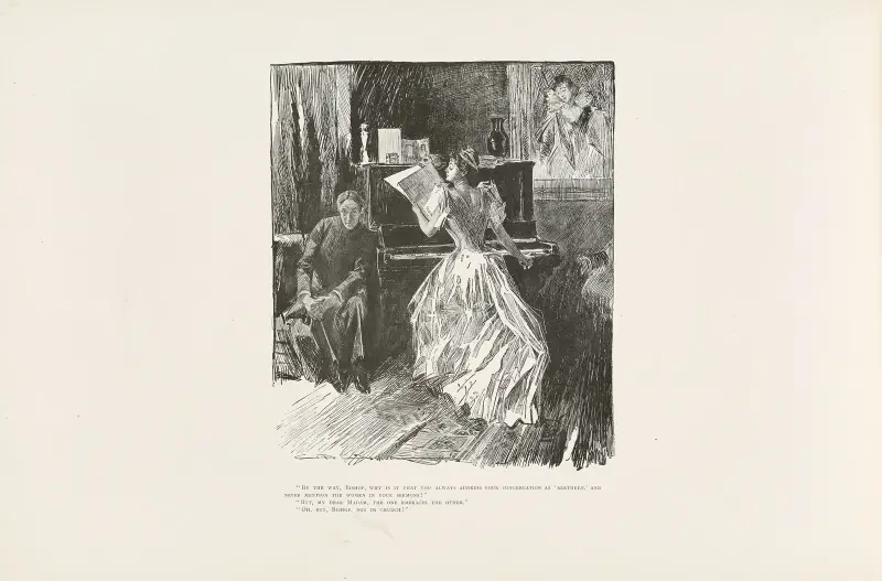 ‘By the way, Bishop, Why is it that you always address your congregation as ‘Brethrens’…. av Charles Dana Gibson