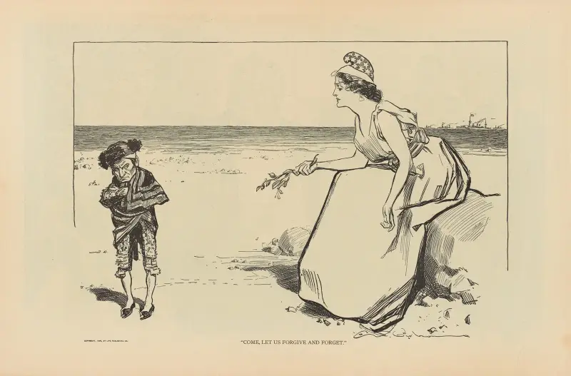 Come, let us forgive and forget av Charles Dana Gibson