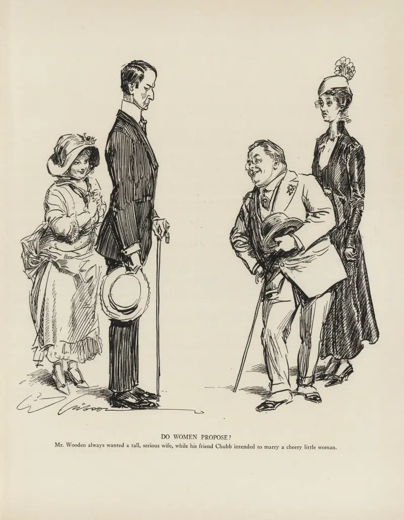 Föreslår kvinnor? av Charles Dana Gibson