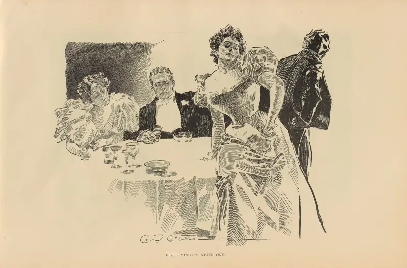 Eight minutes after one av Charles Dana Gibson
