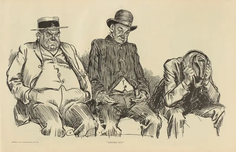 Fanned out av Charles Dana Gibson