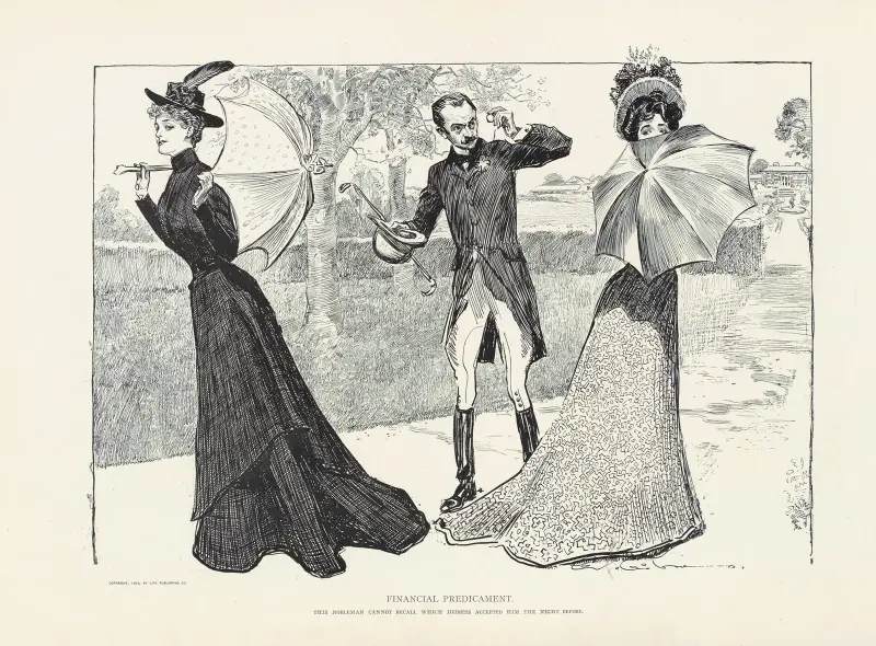 Financial predicament av Charles Dana Gibson