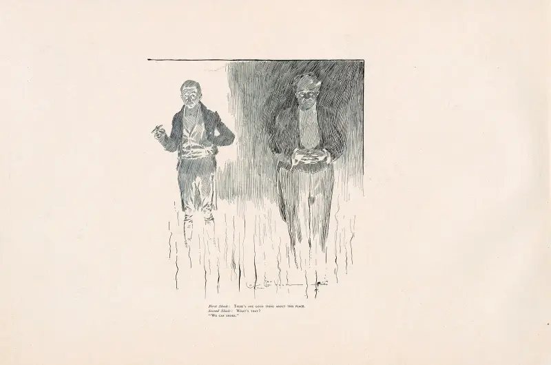 Första skuggan; Det finns en bra sak med det här stället av Charles Dana Gibson