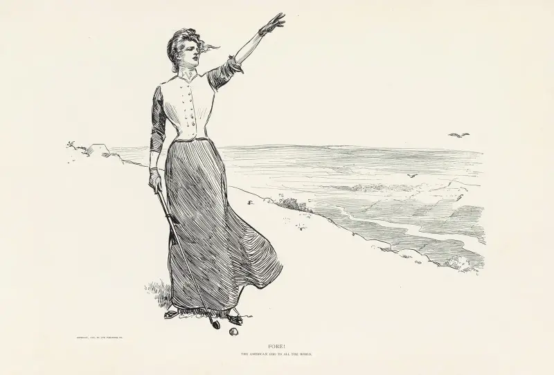 Fore! av Charles Dana Gibson