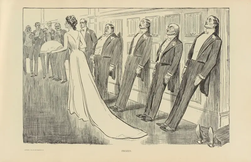 Gefroren von Charles Dana Gibson