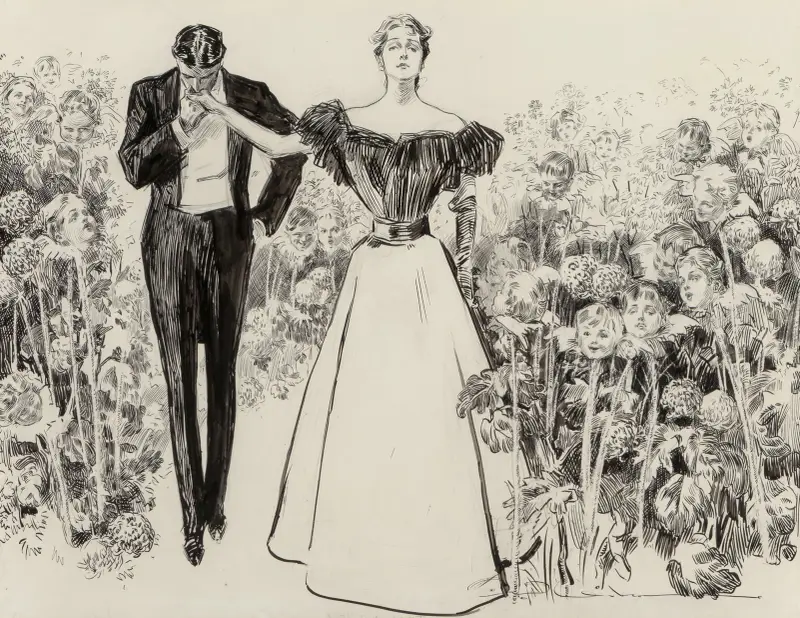 Ungdomens trädgård av Charles Dana Gibson