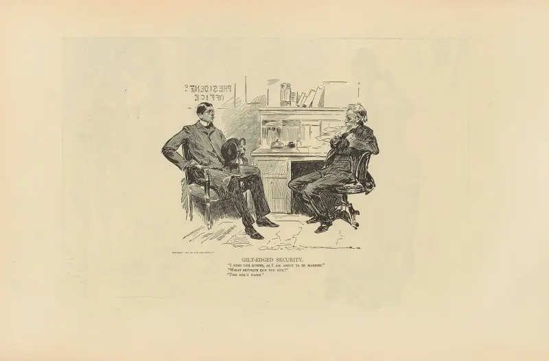 Gilt-edged security av Charles Dana Gibson