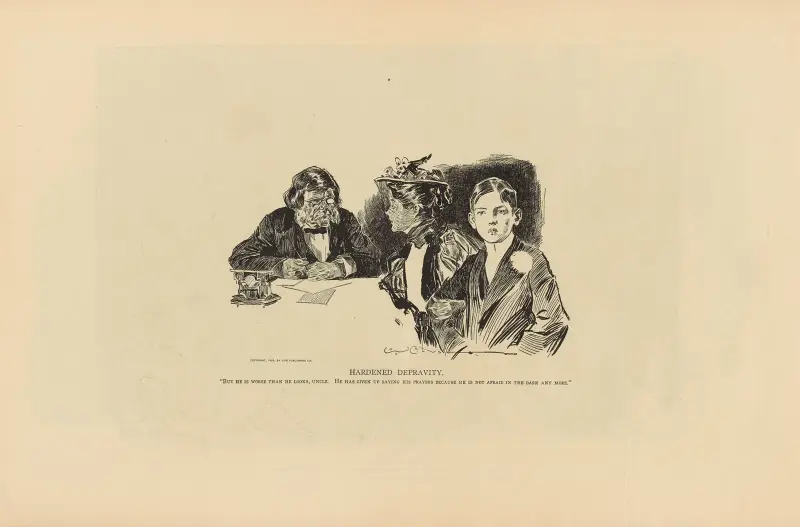 Hardened depravity, Charles Dana Gibson