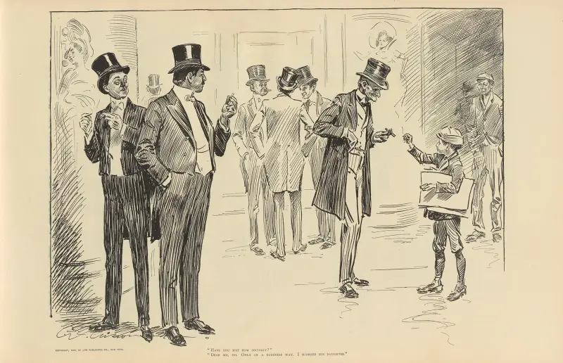 ‘Have you met him socially’ av Charles Dana Gibson
