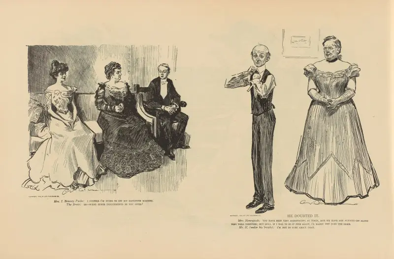 He doubted it av Charles Dana Gibson