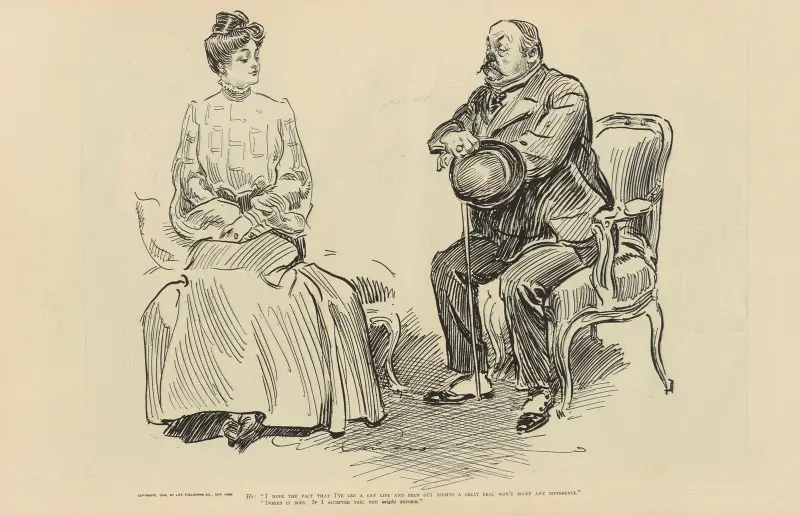 He; I hope the fact that i’ve led a gay life … av Charles Dana Gibson