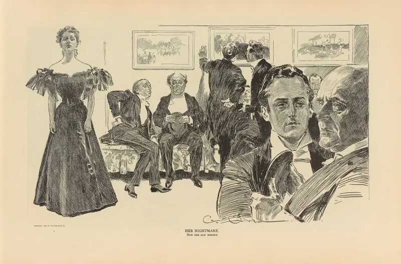 Hennes mardröm av Charles Dana Gibson