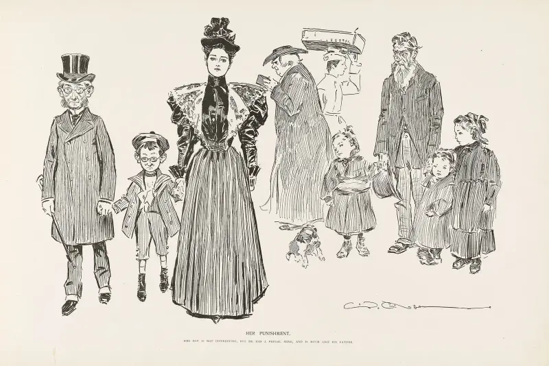 Hennes straff av Charles Dana Gibson
