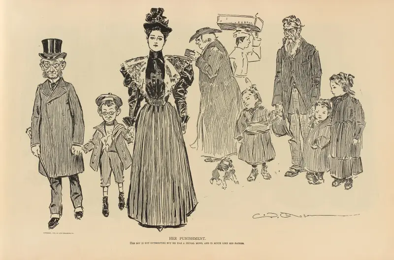 Hennes straff av Charles Dana Gibson