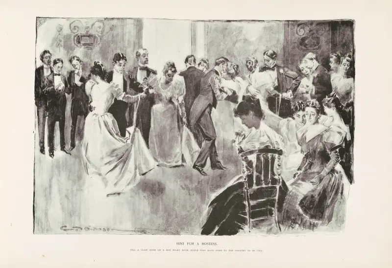 Vink till en värdinna av Charles Dana Gibson