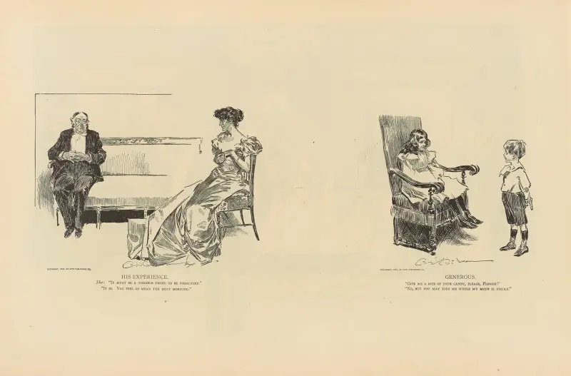 Seine Erfahrung von Charles Dana Gibson