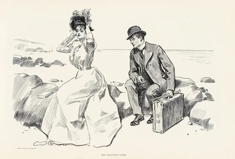 His vacation over av Charles Dana Gibson