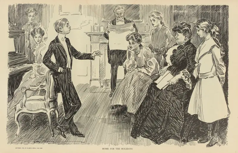 Home for the holidays av Charles Dana Gibson