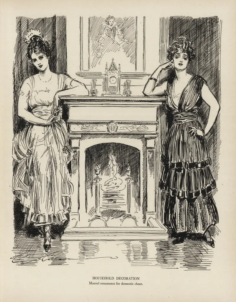 Heminredning av Charles Dana Gibson