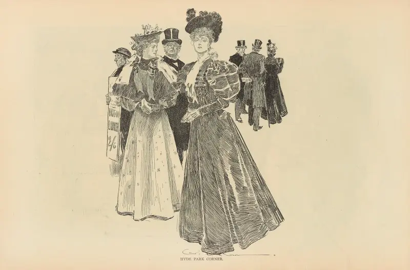 Hyde park corner av Charles Dana Gibson