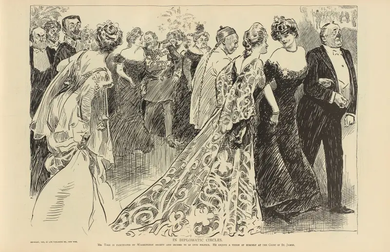 I diplomatiska kretsar av Charles Dana Gibson