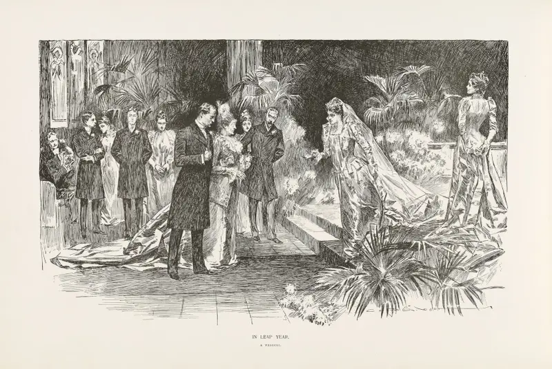 Skottår – Ett bröllop av Charles Dana Gibson