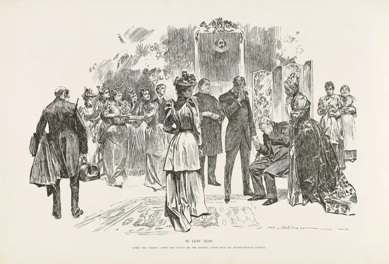 In leap year av Charles Dana Gibson