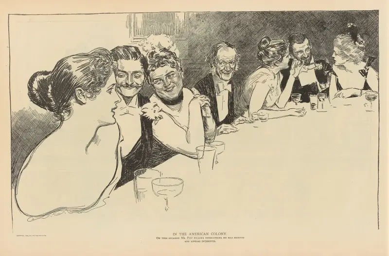 In the American colony av Charles Dana Gibson