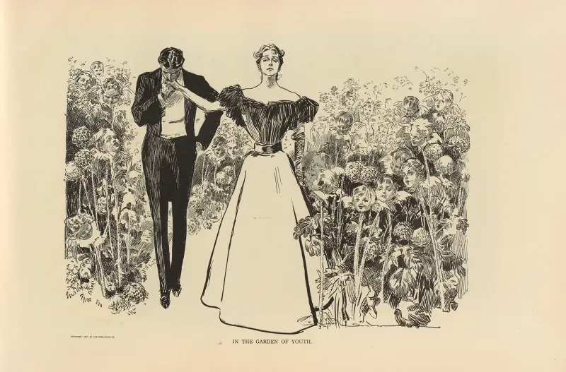 I ungdomens trädgård av Charles Dana Gibson