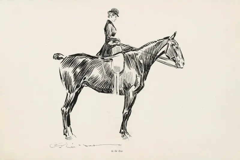 In the Row av Charles Dana Gibson