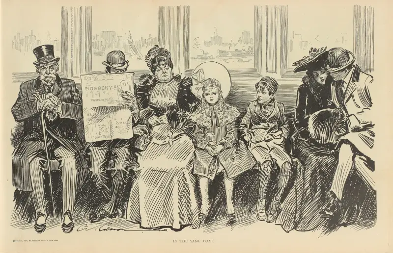 Im selben Boot von Charles Dana Gibson