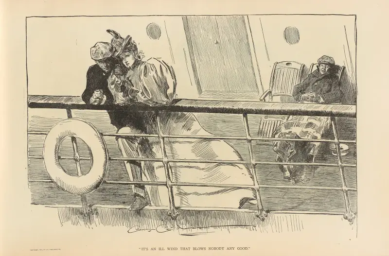 ‘It’s an ill wind that blows nobody any good’ av Charles Dana Gibson