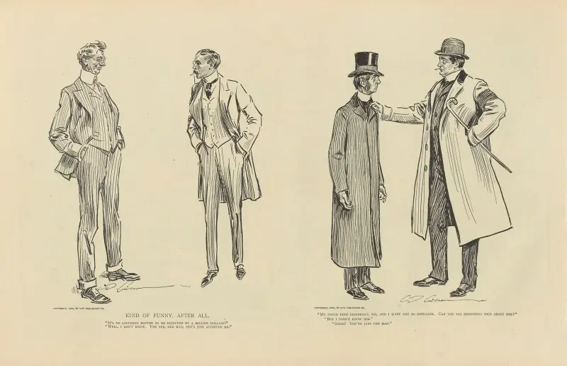 Kind of funny, after all av Charles Dana Gibson