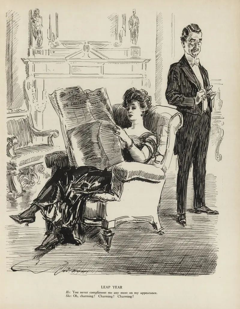 Leap Year av Charles Dana Gibson