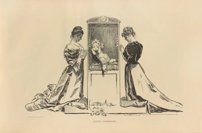 Fastlagskonfirmationer av Charles Dana Gibson