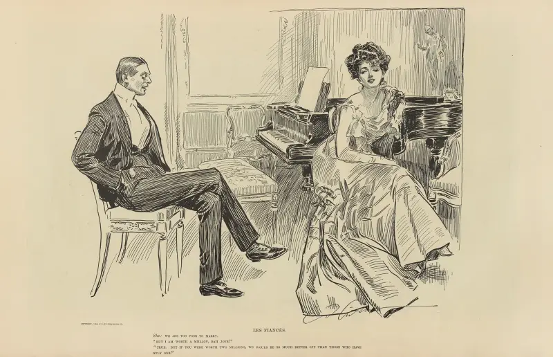 De förlovade av Charles Dana Gibson