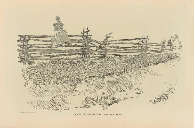 Lass die Sonne nicht über deinem Zorn untergehen von Charles Dana Gibson