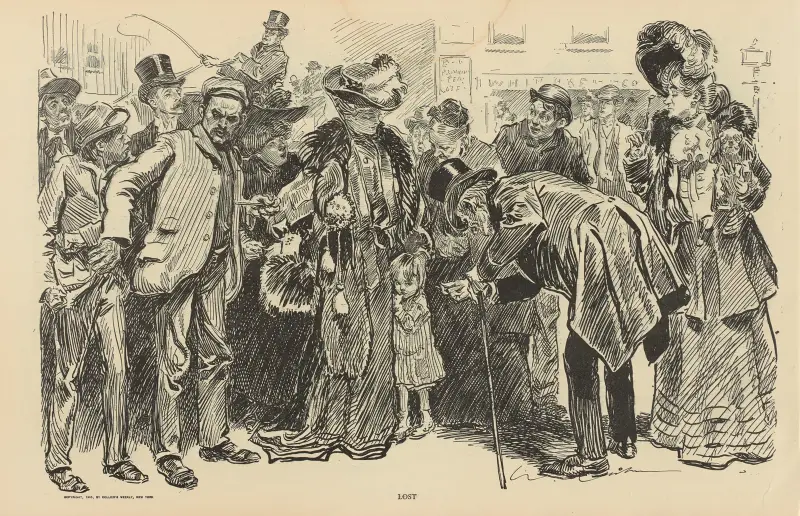 Verloren von Charles Dana Gibson