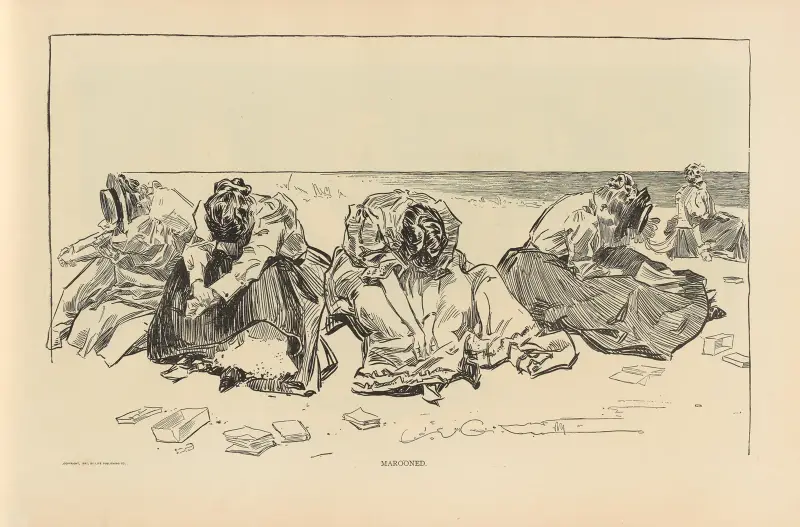 Marooned av Charles Dana Gibson