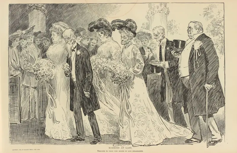 Gifta till slut av Charles Dana Gibson