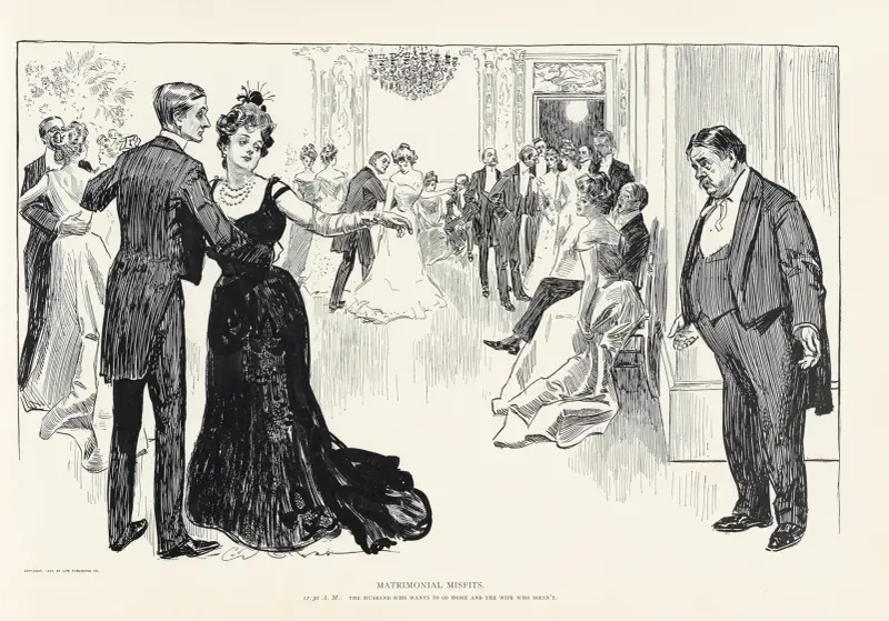 Matrimonial Misfits av Charles Dana Gibson