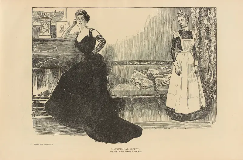 Eheliche Fehlbesetzungen. Die Frau, die einen Clubmann heiratet von Charles Dana Gibson