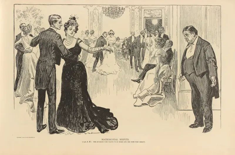 Matrimonial misfits av Charles Dana Gibson