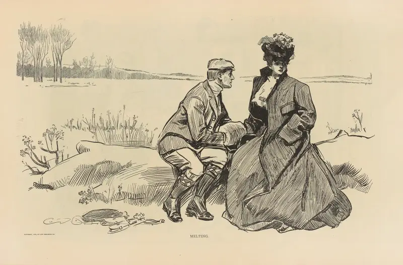 Melting von Charles Dana Gibson