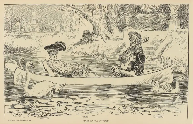Never too old to yearn av Charles Dana Gibson