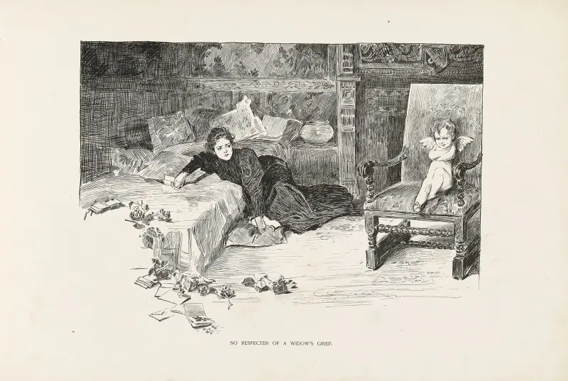 No respecter of a widow’s grief av Charles Dana Gibson